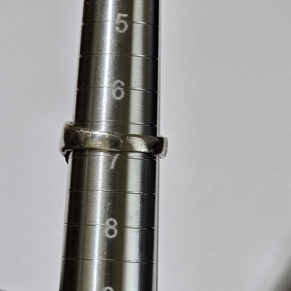 Vintage Sterling Silver open knot ring size 7 - Picture 8 of 13